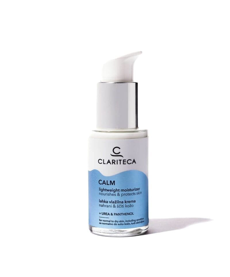 CLARITECA-CALM-lahka-vlazilna-krema-ki-nahrani-in-sciti-kozo-z-ureo-in-vitaminom-B5 CLARITECA-CALM-lahka-vlazilna-krema-ki-nahrani-in-sciti-kozo-z-ureo-in-vitaminom-B5
